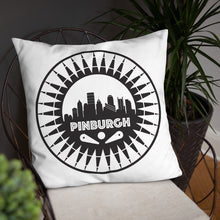 Load image into Gallery viewer, Pinburgh Logo Throw Pillow
