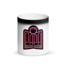Load image into Gallery viewer, PAPA Red Logo Matte Black Magic Mug
