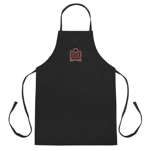 PAPA Red Logo Embroidered Apron