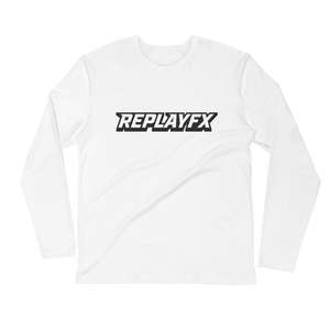 Replay FX Logo Long Sleeve Fitted Crew