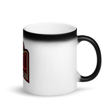 Load image into Gallery viewer, PAPA Red Logo Matte Black Magic Mug